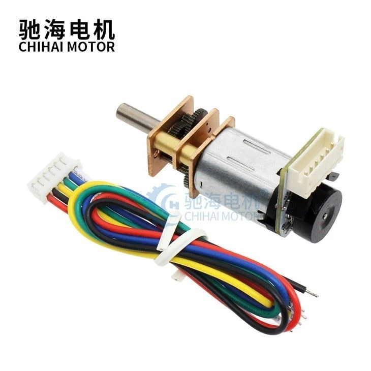 7ppr 6V 100RPM DC Gear N20 Motor With Encoder For Mini Car Balance