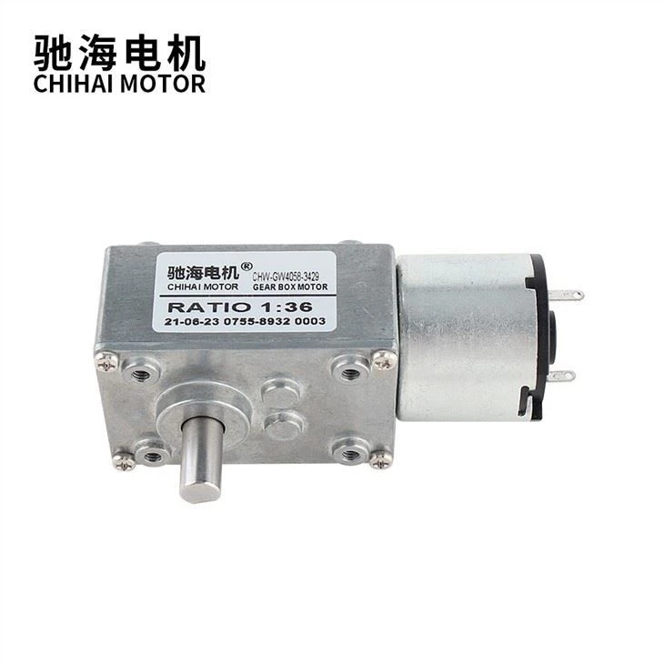 DC12V 24V Self-Locking Reversed Mini Turbine Geared 3429 Motor