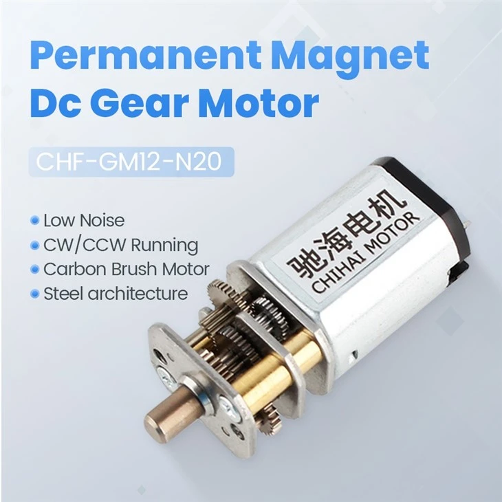 Customize DC3.6V 183rpm N20 Steel Gear Motor For Screwdriver