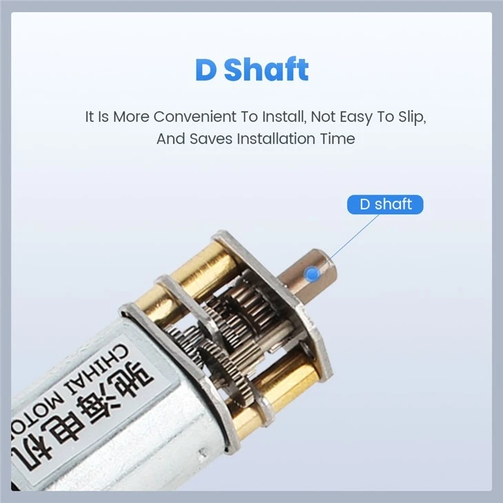 Customize DC3.6V 183rpm N20 Steel Gear Motor For Screwdriver