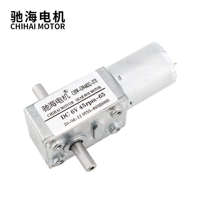 Double Shaft Worm Gear Reduction Motor